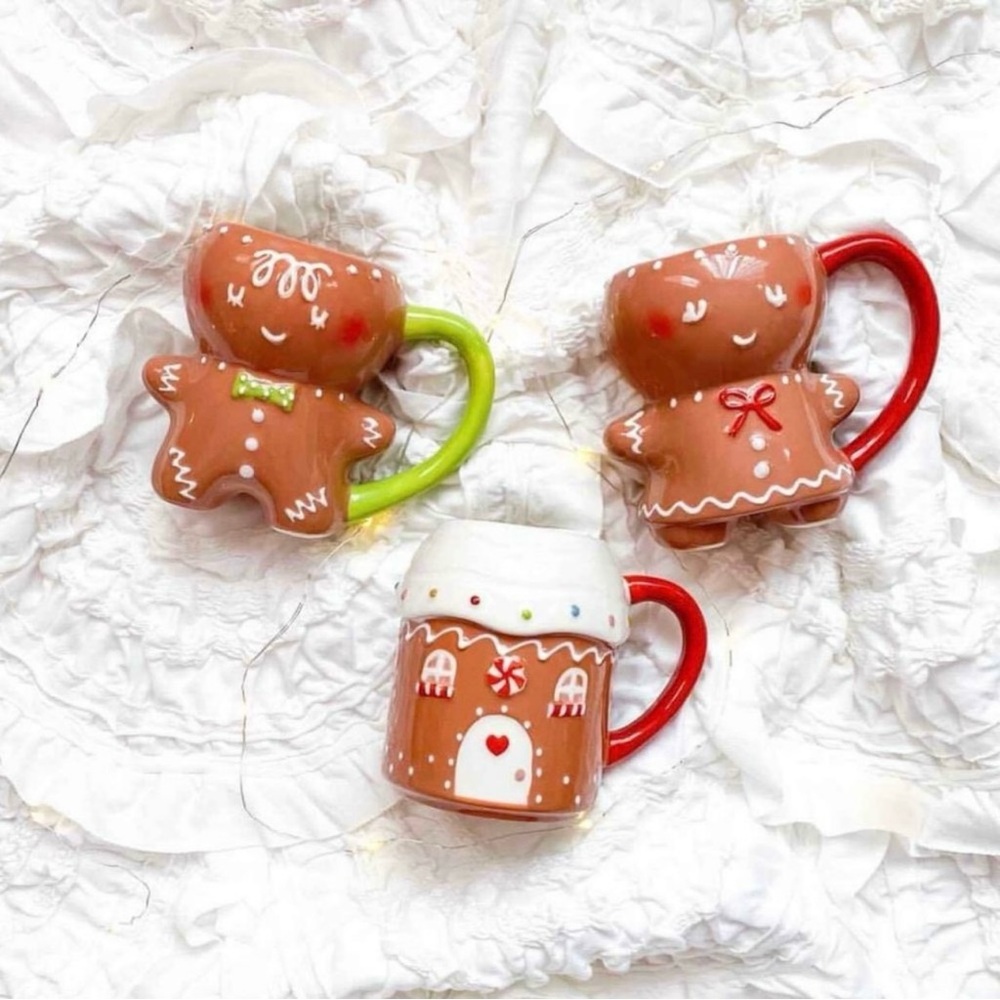 Target Threshold Gingerbread Mugs Set of 3